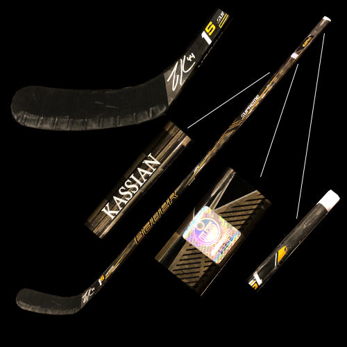 Zack Kassian Edmonton Oilers Bauer Supreme 1s Autographed Game Issued Stick (Not Used)