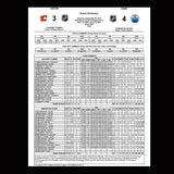 JUJHAR KHAIRA Autographed Goal Puck With CONNOR MCDAVID Assist Vs. Calgary Flames