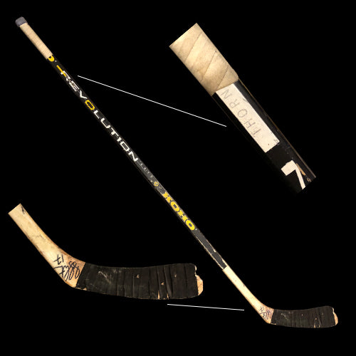 Scott Thornton Autographed Edmonton Oilers Koho Game Used Stick