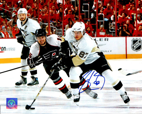 Sidney Crosby Pittsburgh Penguins Autographed  Breakout 8x10 Photo