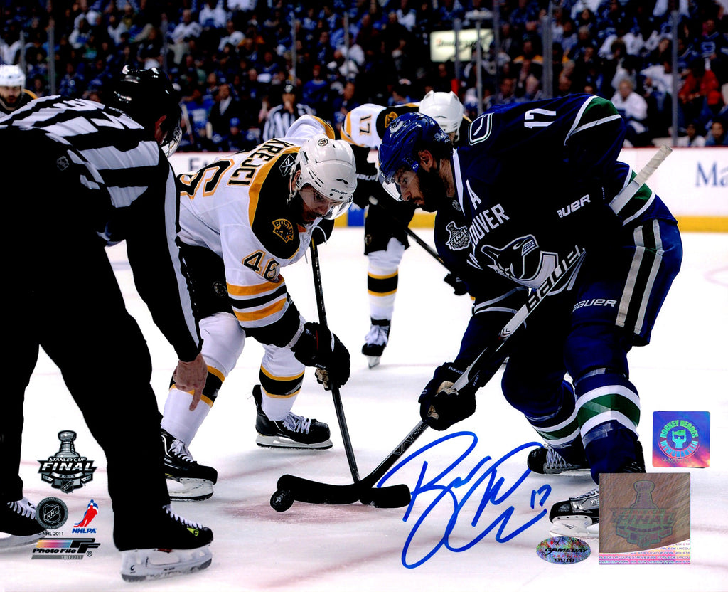 Ryan Kesler Vancouver Canucks Autographed Face-Off 8x10 Photo