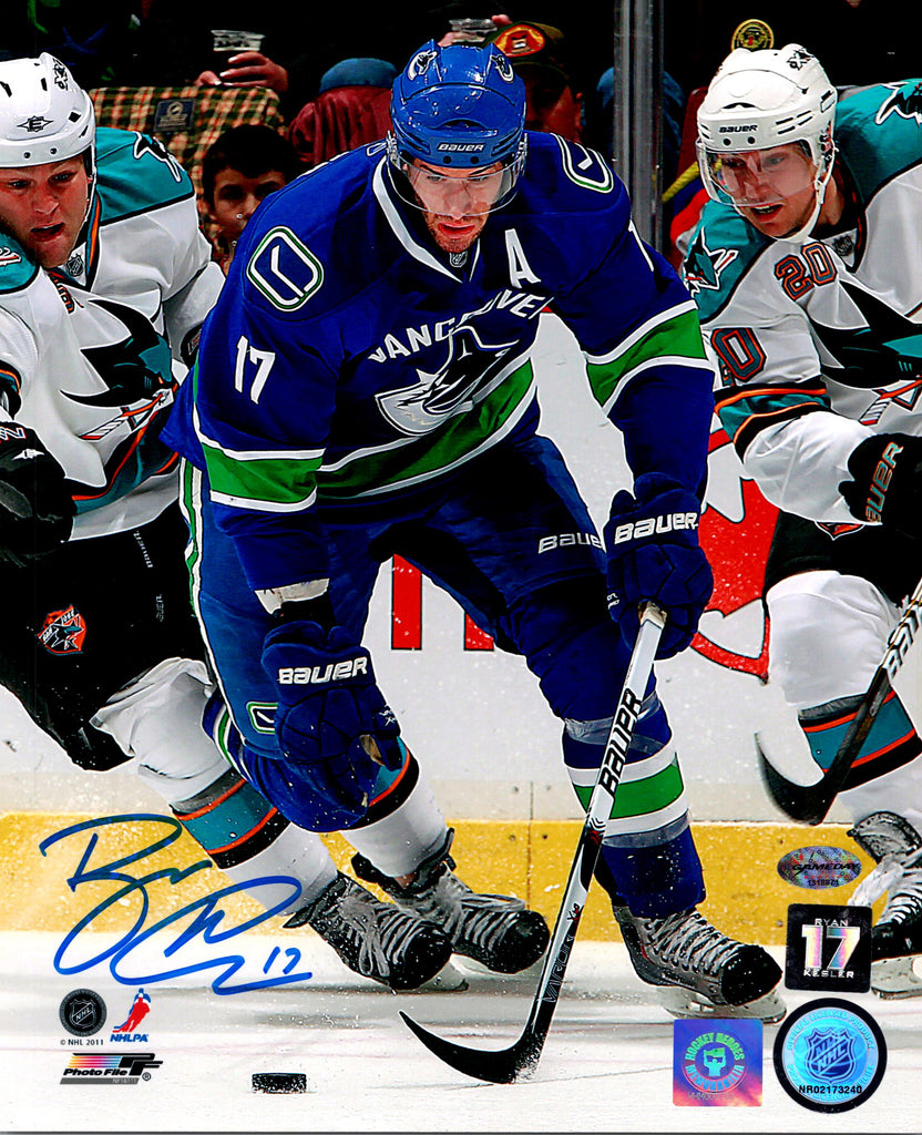 Ryan Kesler Vancouver Canucks Autographed Breakout 8x10 Photo