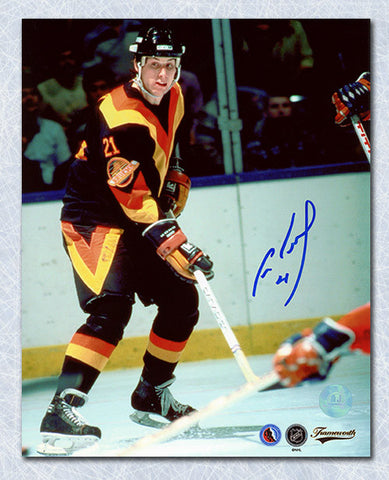 Cam Neely Vancouver Canucks Autographed Rookie 16x20 Photo