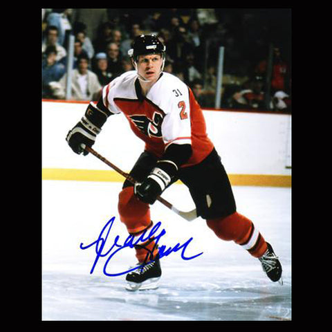 Mark Howe Philadelphia Flyers Autographed Action 8x10 Photo