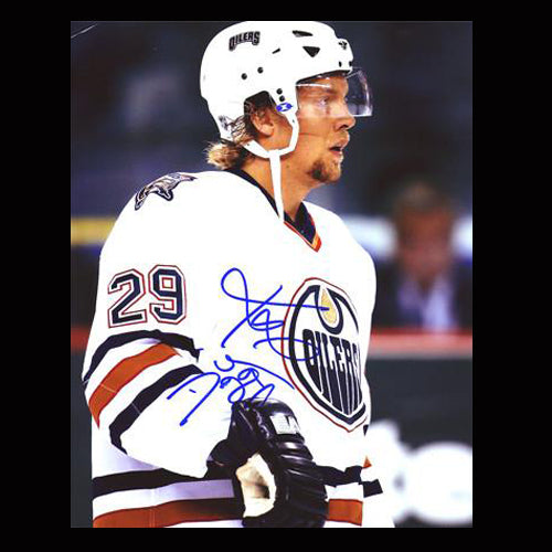 Daniel Tjarnqvist Edmonton Oilers Autographed Up Close 8x10 Photo - Clearance