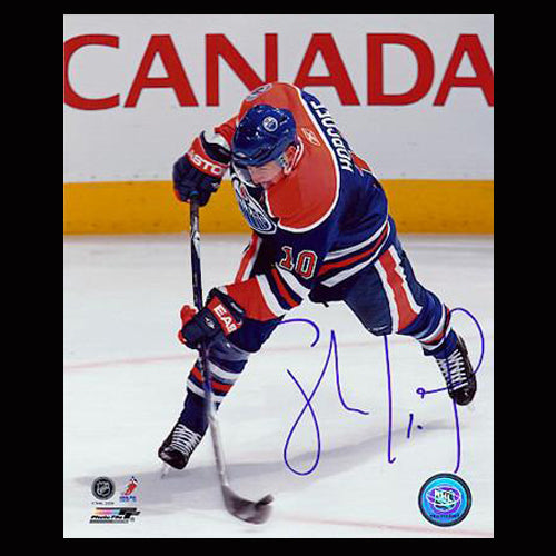 Shawn Horcoff Edmonton Oilers Autographed Snapshot 8x10 Photo