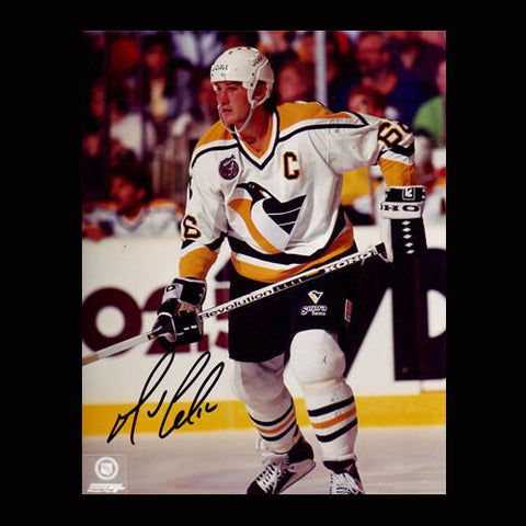 Mario Lemieux Pittsburgh Penguins Autographed Stanley Cup Final 8x10 Photo