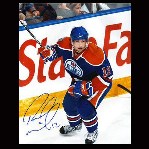 Robert Nilsson Edmonton Oilers Autographed Boards 8x10 Photo - Clearance