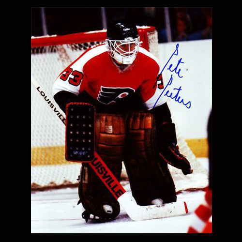 Pete Peeters Philadelphia Flyers Autographed 8x10 Photo