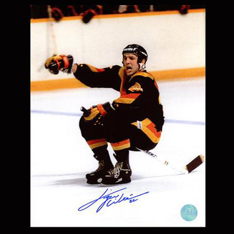 Tiger Williams Vancouver Canucks Autographed Ride The Twig 8x10 Photo