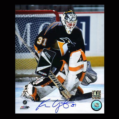 Ken Wregget Pittsburgh Penguins Autographed Save 8x10 Photo