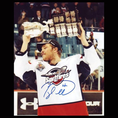 Taylor Hall Autographed Windsor Spitfires Autographed Memorial Cup 8x10 Photo