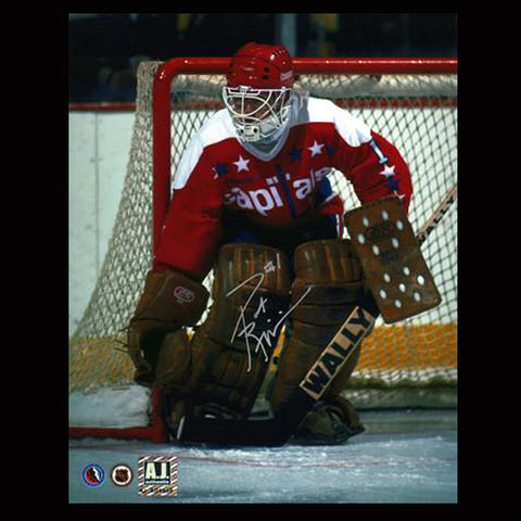 Pat Riggin Washington Capitals Autographed Post 8x10 Photo