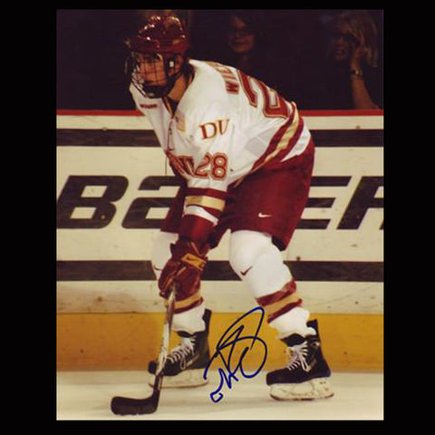 Patrick Weircoich University of Denver Autographed Face-Off 8x10 Photo - Clearance