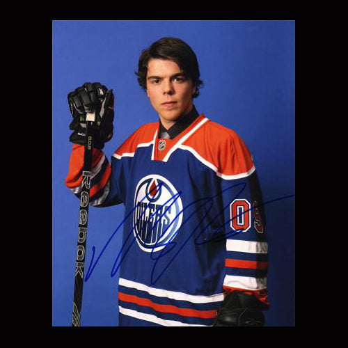 Magnus Paajarvi Edmonton Oilers Autographed Draft Day 8x10 Photo - Clearance
