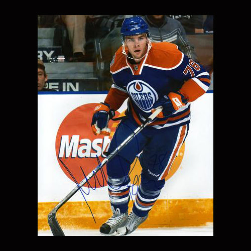 Marc Pouliot Edmonton Oilers Autographed Action 8x10 Photo - Clearance