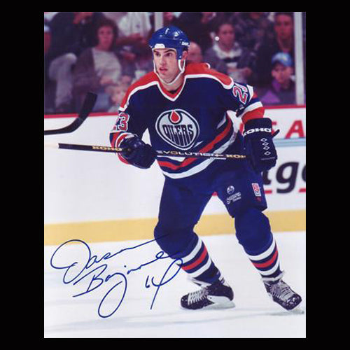 Jason Bonsignore Edmonton Oilers Autographed 8x10 Photo