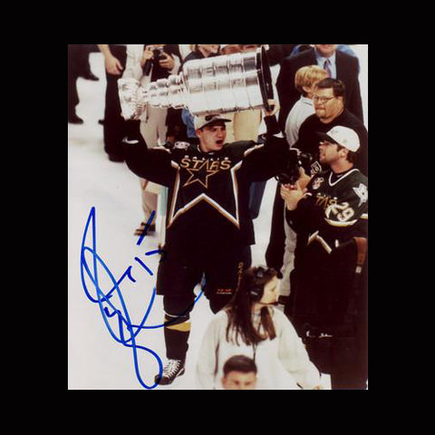 Jamie Langenbrunner Dallas Stars Autographed Stanley Cup 8x10 Photo