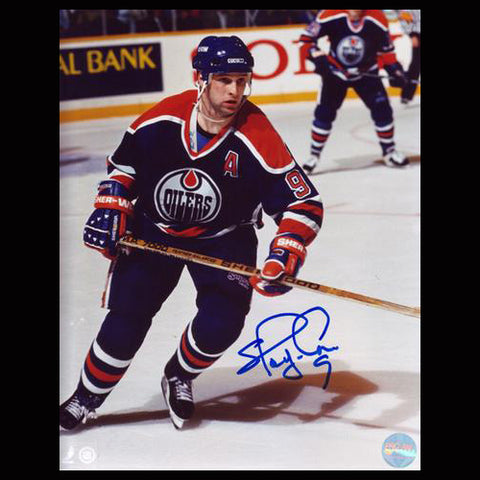 Shayne Corson Edmonton Oilers Autographed Breakout 8x10 Photo