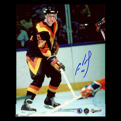 Cam Neely Vancouver Canucks Autographed Rookie 8x10 Photo