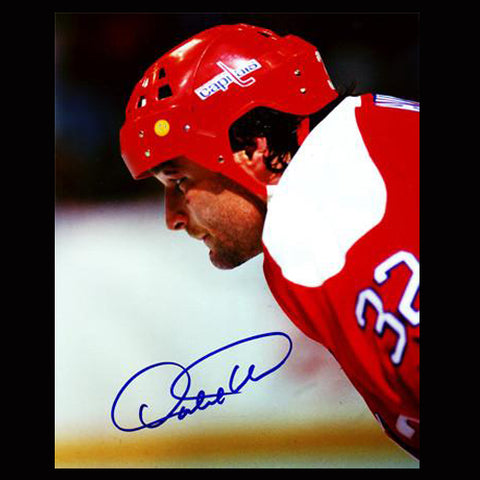Dale Hunter Washington Capitals Autographed Face-Off 8x10 Photo