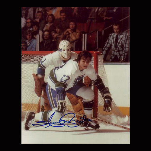 Harold Snepsts Vancouver Canucks Autographed Block 8x10 Photo