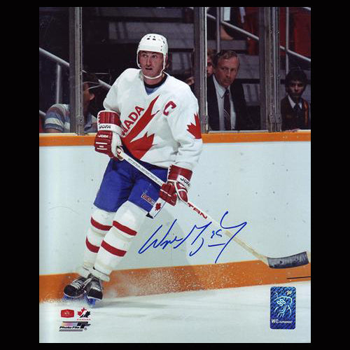 Wayne Gretzky 1984 Team Canada Canada Cup Autographed 8x10 Photo