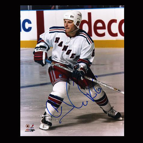 Darius Kasparitis New York Rangers Autographed Action 8x10 Photo