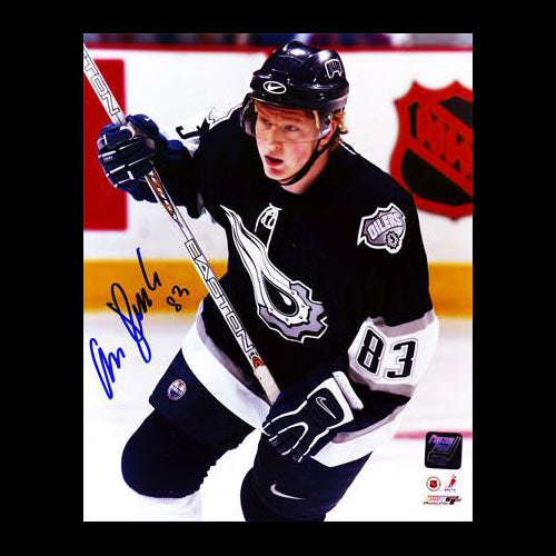 Ales Hemsky Edmonton Oilers Autographed Sprocket 8x10 Photo