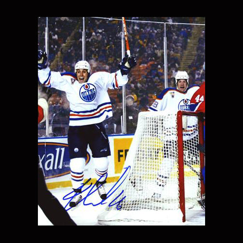 Jarret Stoll Edmonton Oilers Autographed Heritage 8x10 Photo