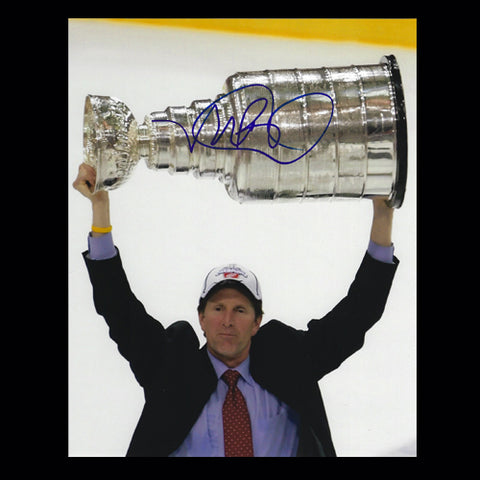 Mike Babcock Detroit Red Wings Stanley Cup Autographed 8x10 Photo