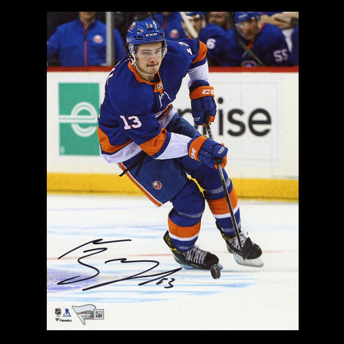 Matthew Barzal New York Islanders Autographed Breakout 8x10 Photo