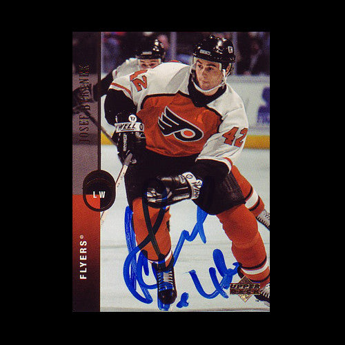 Josef Beranek Philadelphia Flyers Autographed Card