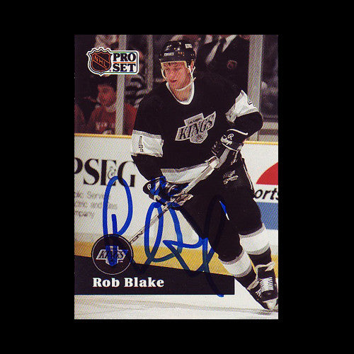 Rob Blake Los Angeles Kings Autographed Card