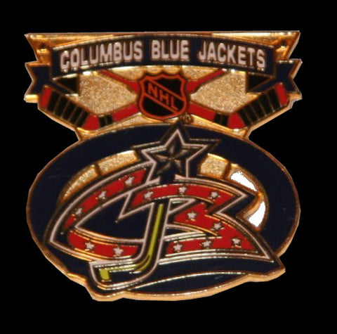 Columbus Blue Jackets Face-Off Pin