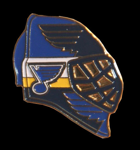 St. Louis Blues Goalie Helmet Pin