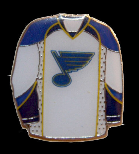 St. Louis Blues 2007-2014 White Jersey Pin