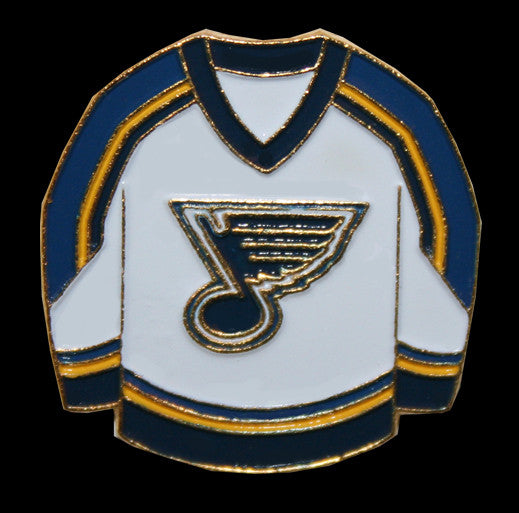 St. Louis Blues 1997-2007 White Jersey Pin