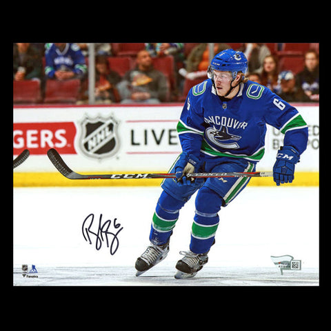 Brock Boeser Vancouver Canucks Autographed Breakout 8x10 Photo