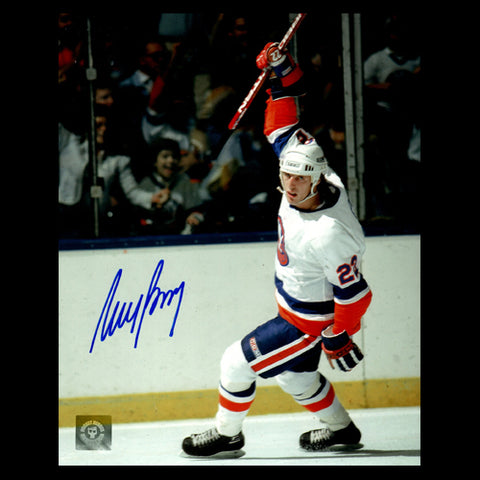 Mike Bossy New York Islanders Autographed Celebration 8x10 Photo