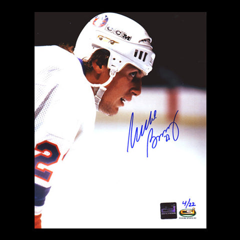 Mike Bossy New York Islanders Autographed Face-Off 8x10 Photo Limited of 22