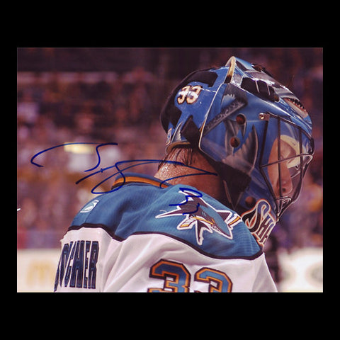 Brian Boucher San Jose Sharks Autographed Namebar 8x10 Photo - Clearance