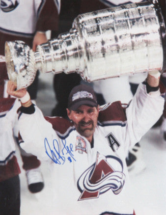 Ray Bourque Colorado Avalanche Autographed Stanley Cup 16x20 Photo