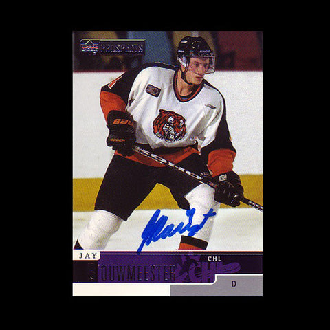Jay Bouwmeester Medicine Hat Tigers Autographed Rookie Card