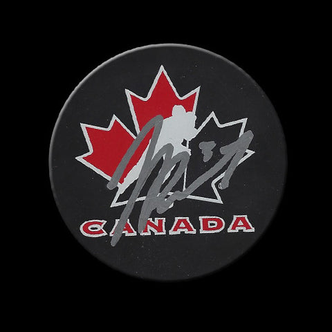 Jay Bouwmeester Team Canada Autographed Puck