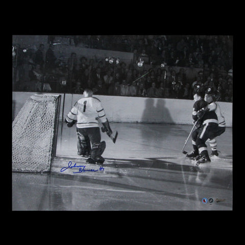 Johnny Bower Toronto Maple Leafs Autographed #1 16x20 Photo