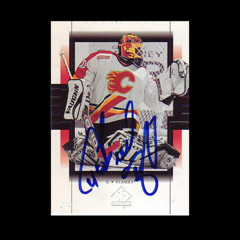 Fred Brathwaite Calgary Flames Autographed Card