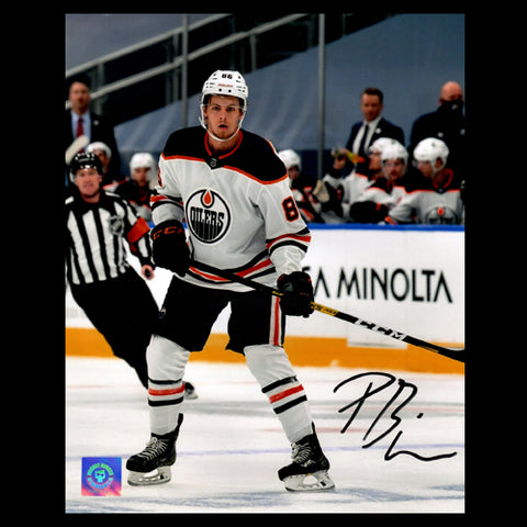 Philip Broberg Edmonton Oilers Autographed  8x10 Photo