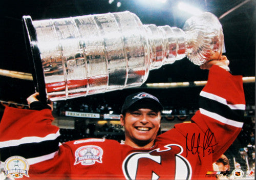 Martin Brodeur N.J. Devils Autographed Stanley Cup 16x20 Photo