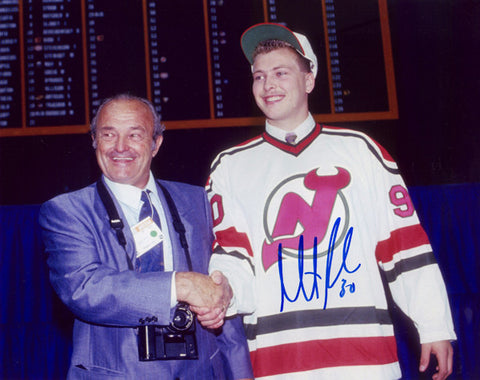 Martin Brodeur N.J. Devils Draft Day Autographed 8X10 Photo